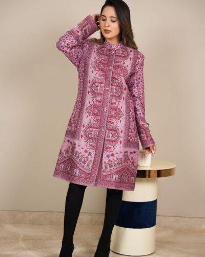 Timeless Charm: The Onion Pink Long Coat