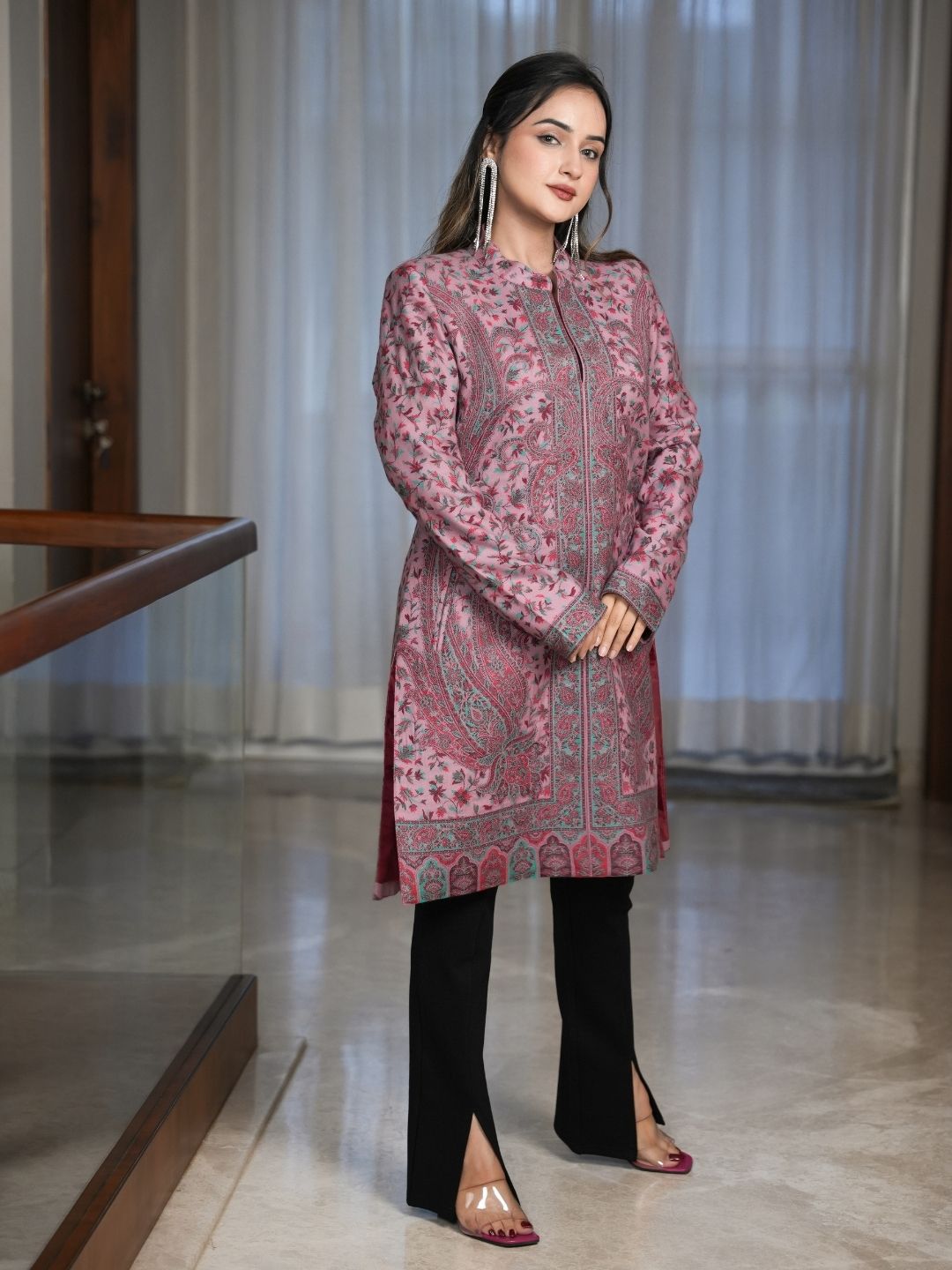 Kurta Inspired Kani Coat