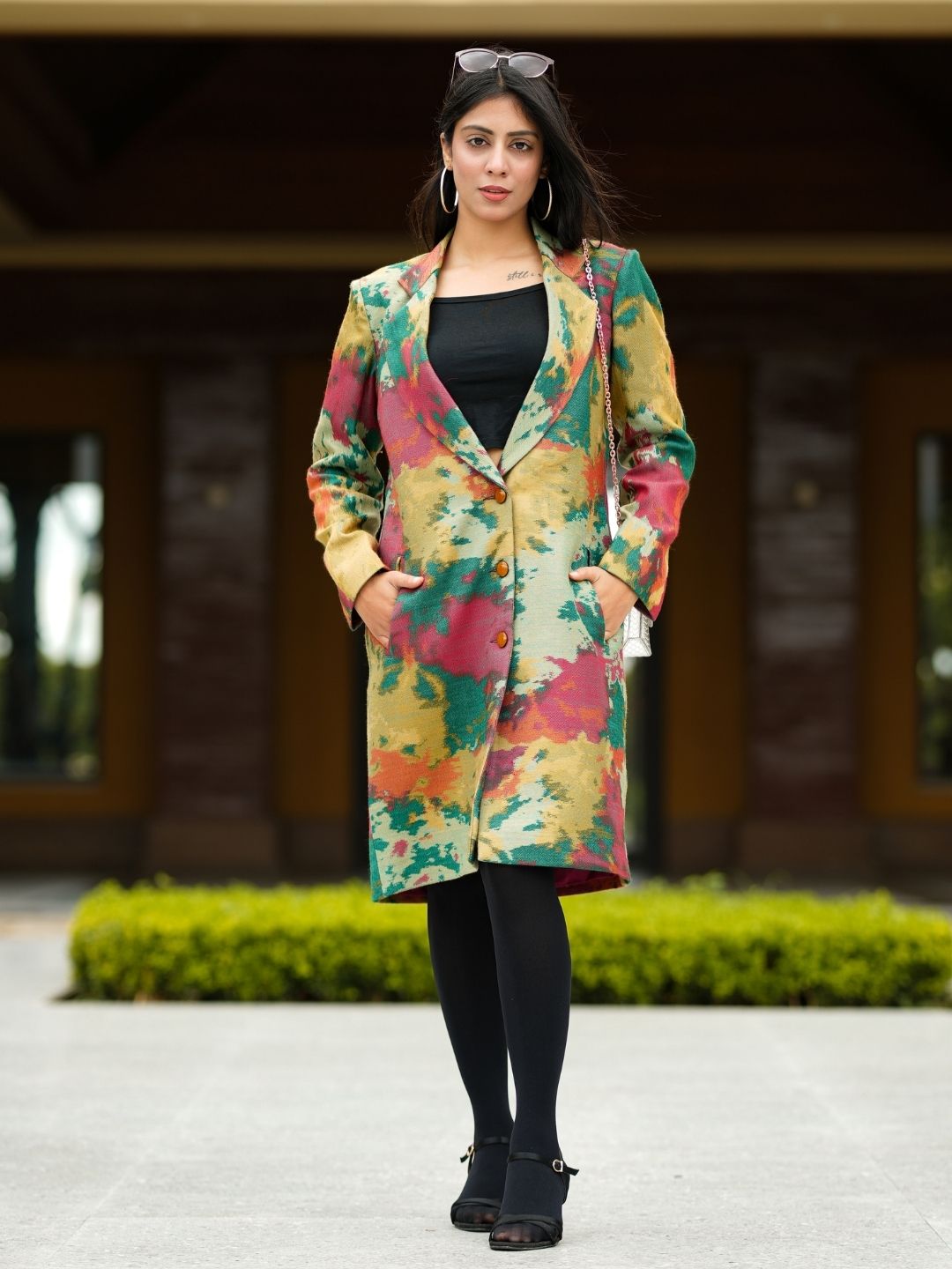 Canvas of Colors: The Splash Long Coat